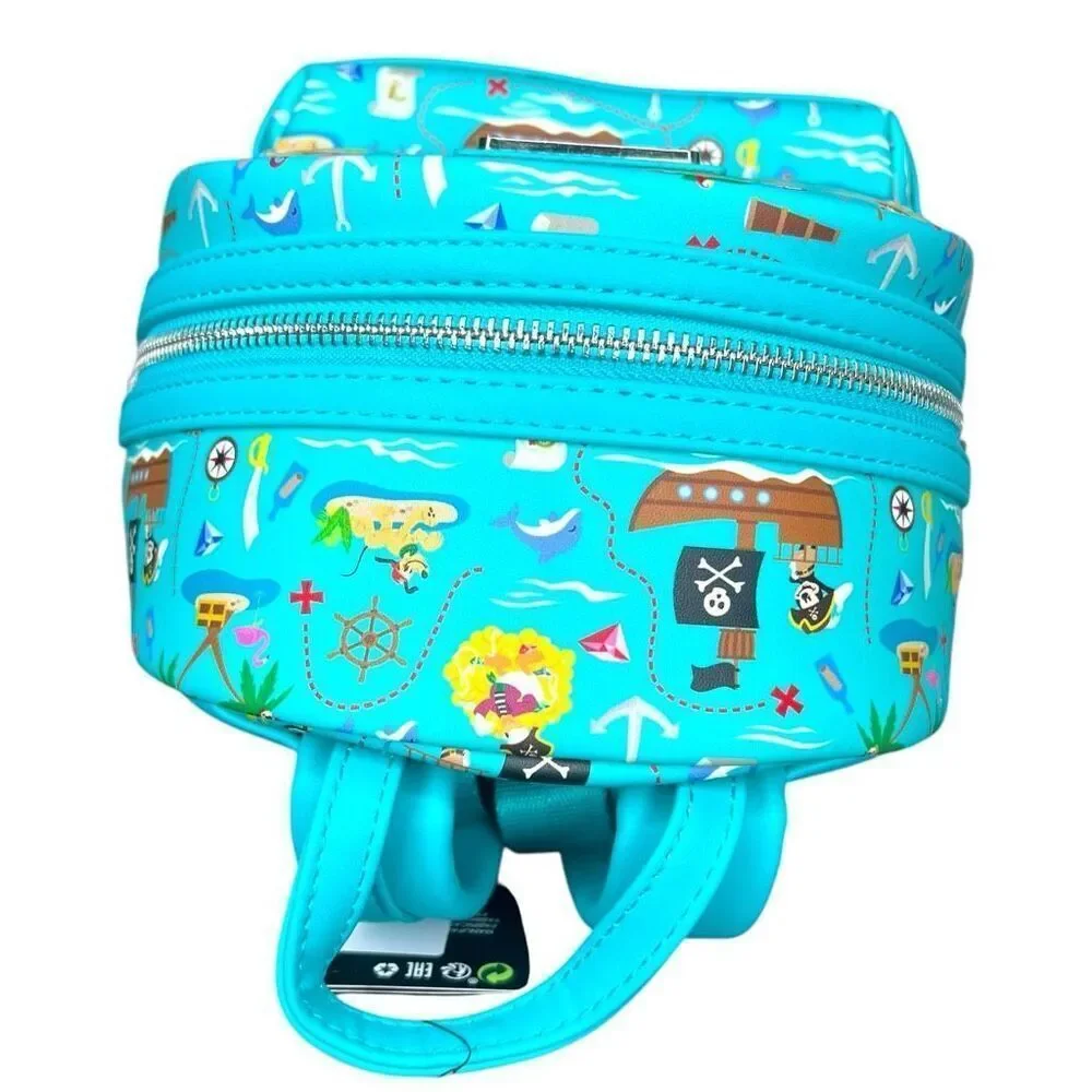 NEW Loungefly Pirate Mickey and Friends AOP Mini Backpack 1